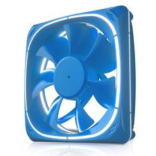 120mm Blue PC Case Fan Quiet Cooling 4-Pin Gaming Desktop Computer Cooling Fan