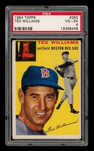 1954 Topps Set-Break #250 Ted Williams PSA 4 VG-EX
