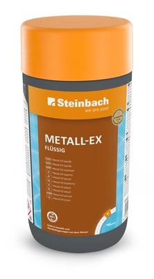 Steinbach | Poolpflege Metall-EX flüssig | Beckenreiniger | entfernt Metalleffek