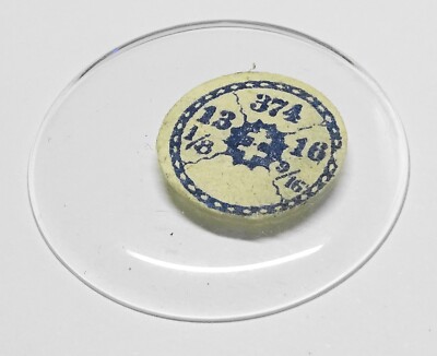 VERRE BOMBÉ MONTRE POCHE GOUSSET DIAMÈTRE 37.8 mm