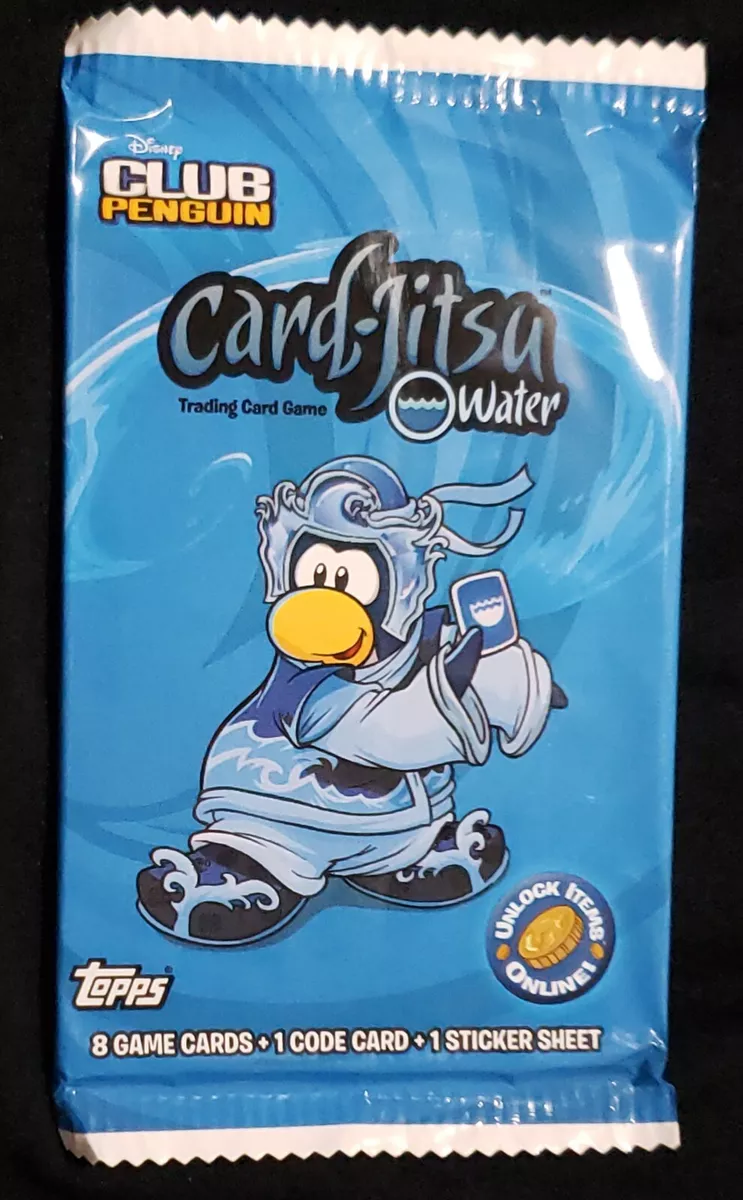  Topps Club Penguin Card-Jitsu Trading Card Game Water