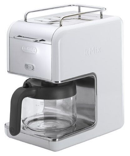 DeLonghi kMix CMB6-WH Boutique White Drip Coffee Maker 6 DeLonghi kMix CMB6-WH Boutique White Drip Coffee Maker 6