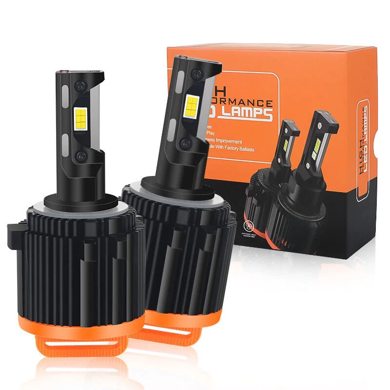 2X Bombillas de haz alto-bajo LED H7 6000K para VW Golf R GTI Tiguan Passat 12-17 Foto 2 de 4