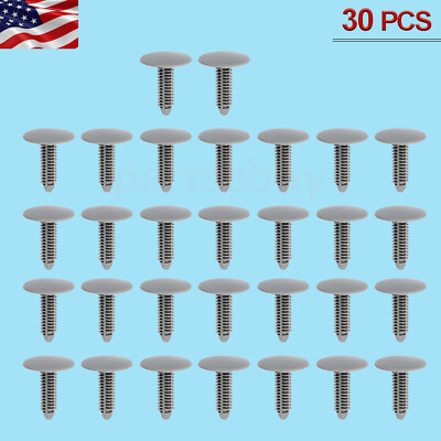 30Pcs For GM For Chevrolet Tahoe Headliner Retainer Nylon Clip Fastener 15006827
