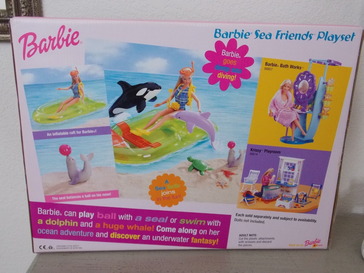 New 2001 Barbie Sea Friends Playset
