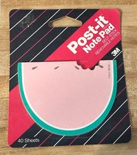 1987 Vintage New 3M Post-It Note Pad Watermelon 40 Sheets NOS