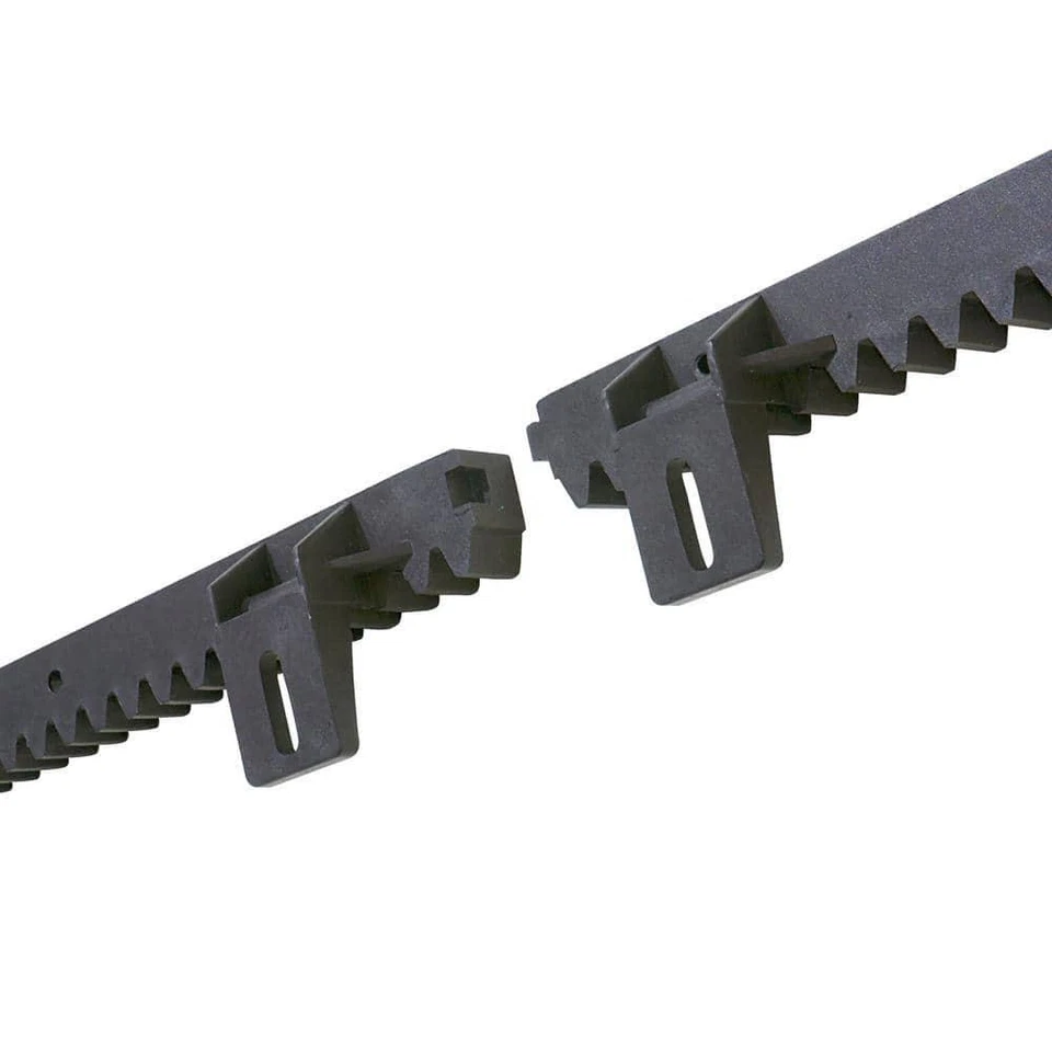 Accesorios para abridores de puertas ALEKO 39"LX1"WX1"H estante de engranajes reforzado con fibra de vidrio negro Foto 4 de 4