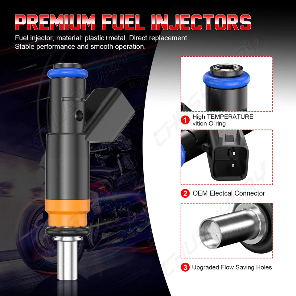 Комплект из 8 топливных форсунок OEM 05037479AA для Dodge Ram Chrysler Jeep 5,7 л 6,1 л - Изображение 4 из 4