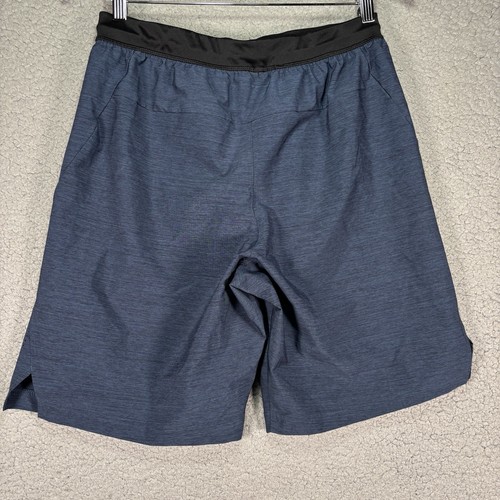 Adidas Men Shorts Activewear Drawstring Aeroready 9” Inseam Size M Heather Blue - Picture 2 of 12