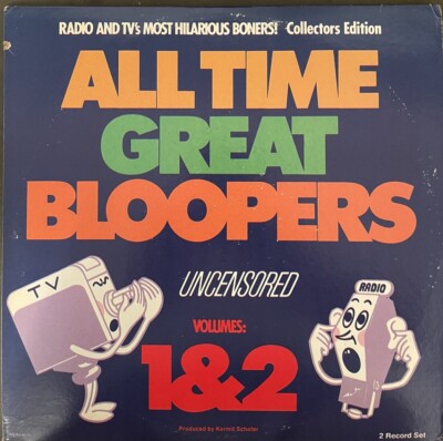 All Time Great Bloopers Volumes 1 & 2- Double Vinyl LP Set (MCA) - New