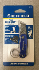 Sheffield 12116 Blue 4 in. Mini Lock Back Uti...
