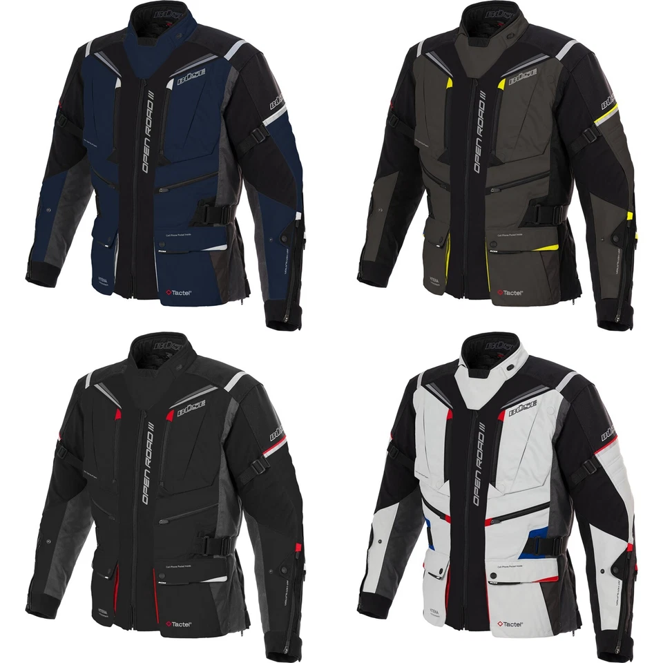 Büse Herren Motorrad Jacke Open Road 3 III - wasserdicht Touring mit Protektoren - Bild 1 von 1