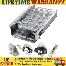 279838  279816 Dryer Heating Element and Thermostat Combo Pack for Whirlpool US