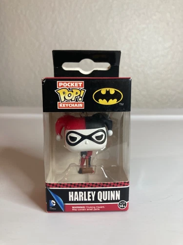 Pocket Pop Keychain Funko POP Mini Harley Quinn DC Comics Vinyl Figure