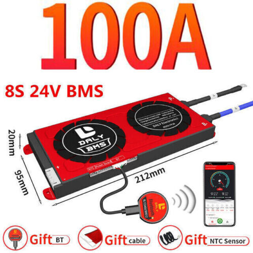 Daly BMS 12V-48V 4S-16S 100A-500A (Fan)BMS Lifepo4 with Balance+BT Module Lot - Afbeelding 22 van 36