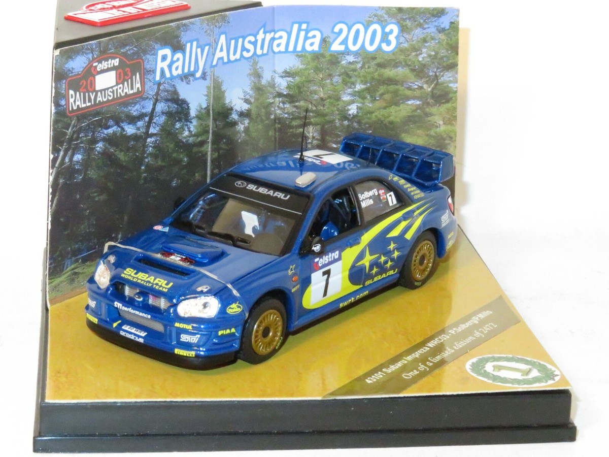 subaru impreza wrc new Zealand 2003 solberg 1/43 ixo presse