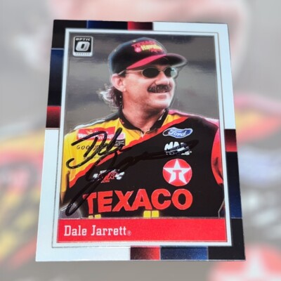 Dale Jarrett signed DONRUSS OPTIC 1988 RETRO 2021  75 GREATEST DRIVER HOFer card