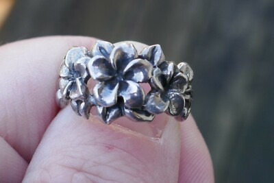 Vintage Hawaiian Style Sterling Silver Ring - Size 5 | eBay UK Vintage Hawaiian Style Sterling Silver Ring - Size 5 | eBay UK