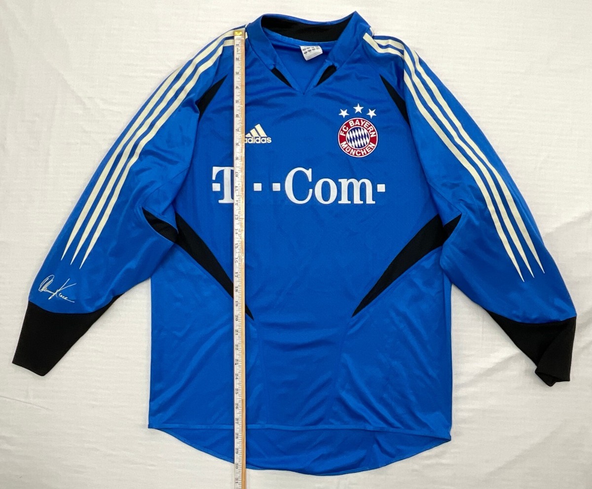 バイエルン München adidas シャツ　カーン　1 M Adidas Bayern Munich Munchen 2004-05 KAHN #1 Goalkeeper Football