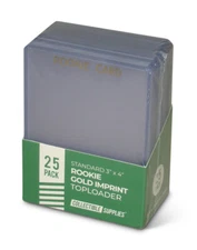Rookie Card Gold Imprint Standard 3" x 4" Toploaders Collectible Supplies 35pt.