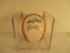Ryan O'Hearn KC Royals autographed Rawlings MLB Spring Training Manfred ball  