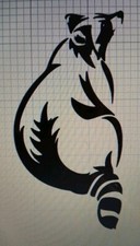 Raccoon Decal
