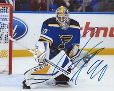 Carter Hutton Signed 8×10 Photo St. Louis Blues Autographed COA B