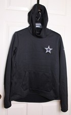 Nike Dallas Cowboys Boys Black Pullover Hooded Therma-Fit Shirt Large 21X25 