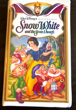Vintage Walt Disney Masterpiece VHS Tape Snow White and the Seven Dwarfs 1994
