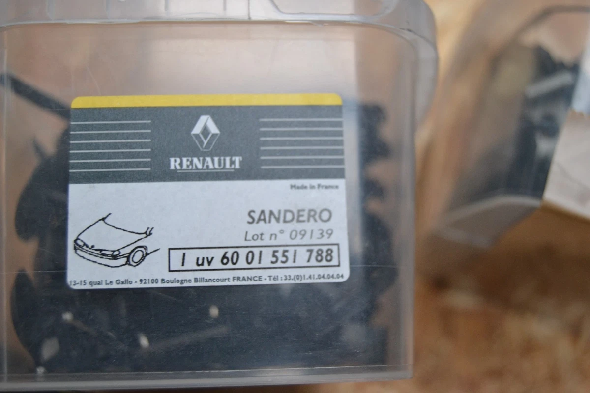 6001551788 Original Renault Dacia KlammerSatz Logan Sandero I | eBay