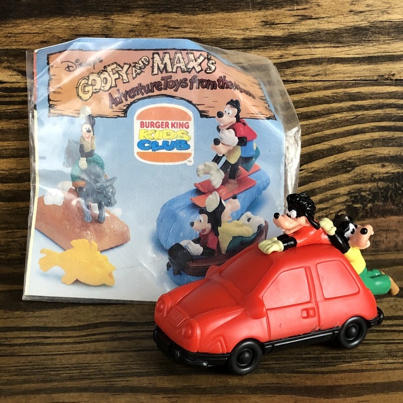Vtg Burger King Toy Goofy and Maxs Adventure Toy 