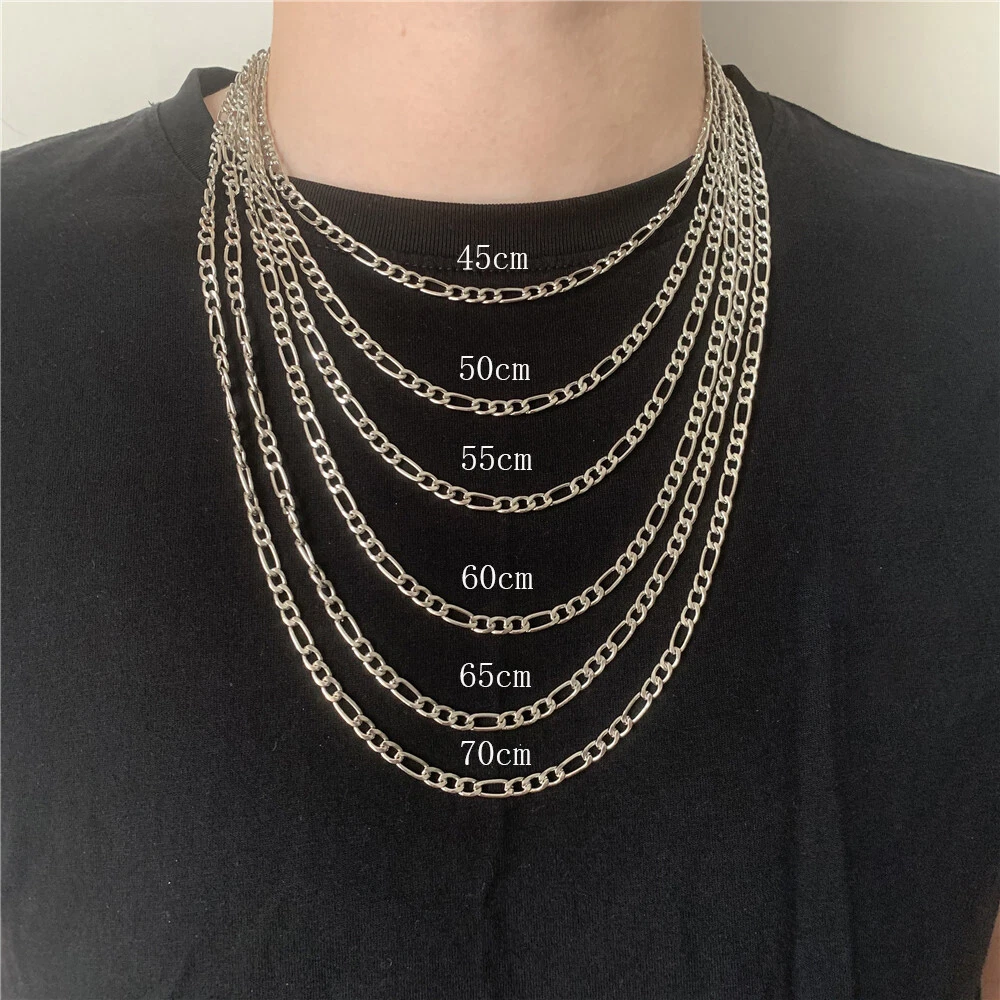 Neck sale silver chain