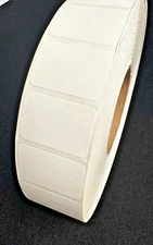 5500 PCS White Rectangular Stickers Blank Write On Labels Self-Adhesive 1.5 X1