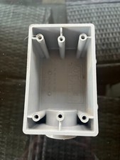 CANTEX 5133364 Weatherproof Box,1Gang,3/4 in Hub,PVC