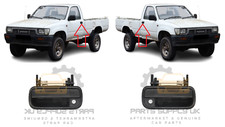 NEU Für Toyota Hilux 1988-1997 Satz Außen Türgriff Front Links/Rechts Schwarz