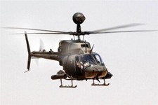 2004 US Army OH-58D Kiowa Scout on Patrol in Iraq 4x6 Original Photo