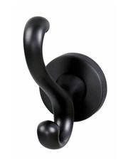 Alno Contemporary Wall Mounted Double Robe Hook in Bronze