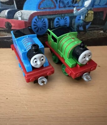 Fisher Price Trackmaster Push Along Thomas the Train & Percy! VGUC!
