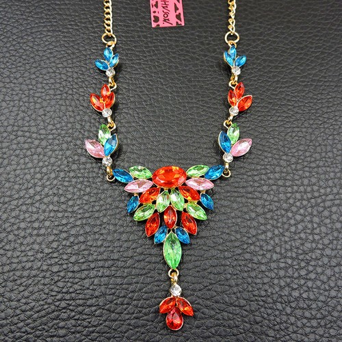 Shiny Crystal Choker Necklace | eBay