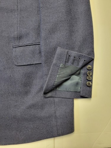 Samuelsohn 2 Button Blazer Sport Jacket LORO PIANA PimaCash Men' 40 Gray Surgeon - Picture 4 of 9