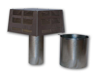 Ihp Lennox 12 Diameter Square Top Termination Louvers Slip