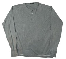 Bamford & Sons England Men's Henley Gray Long Sleeve Shirt Size - XL