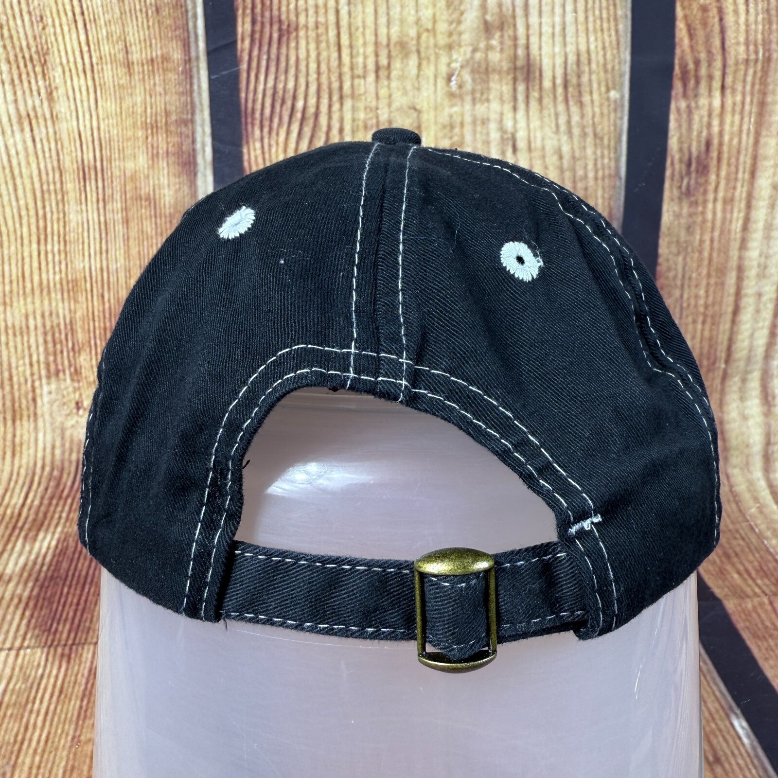 Bud Light Hat Adjustable Black Strapback Vintage … - image 4