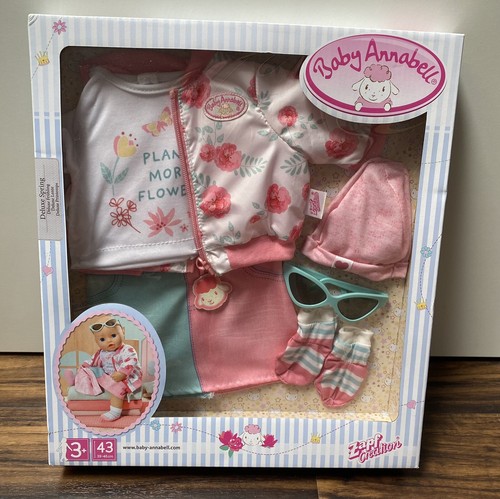 Baby Annabell Deluxe Frühling Puppenoutfit 43 cm Puppen Zapf NEU