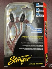 Stinger SI436 RCA Interconnect Audio 3.5mm Stereo Mini Jack to Two RCA Male 6 ft