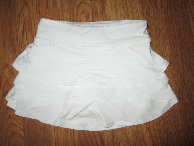 Girls ATHLETA GIRL tennis skort skirt built n spandex shorts XS / 6