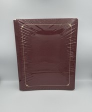 Vintage CREATIVE MEMORIES Scrapbook Album w/Pages 12" x 15" Burgundy w/Gold Trim