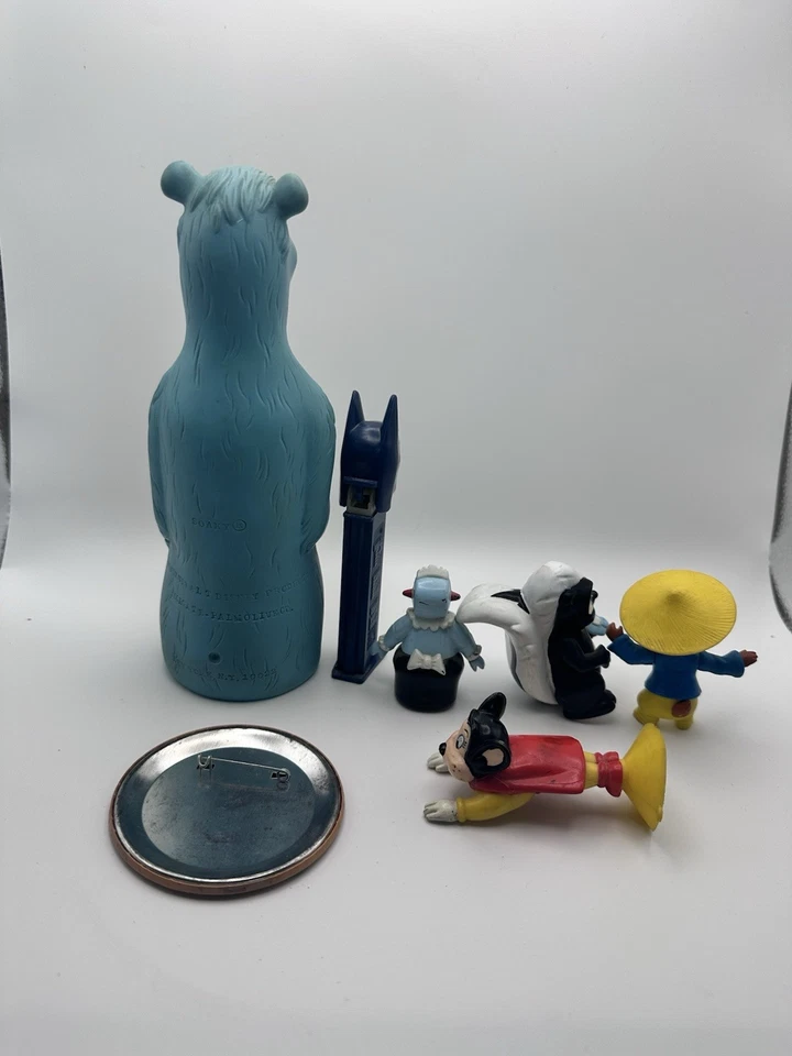 Lote De Juguetes De Colección Chip & Dale, Skunk, Baloo Bear, Supersónicos, Batman, Ratón Foto 2 de 2