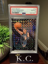 Paolo Banchero 2024 Panini Select Courtside Black Finite Prizm 1/1 PSA 10 Magic