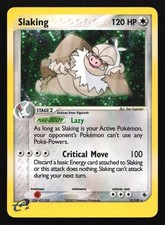 Slaking 12/109 Ruby and Sapphire Holo Rare Pokemon Card
